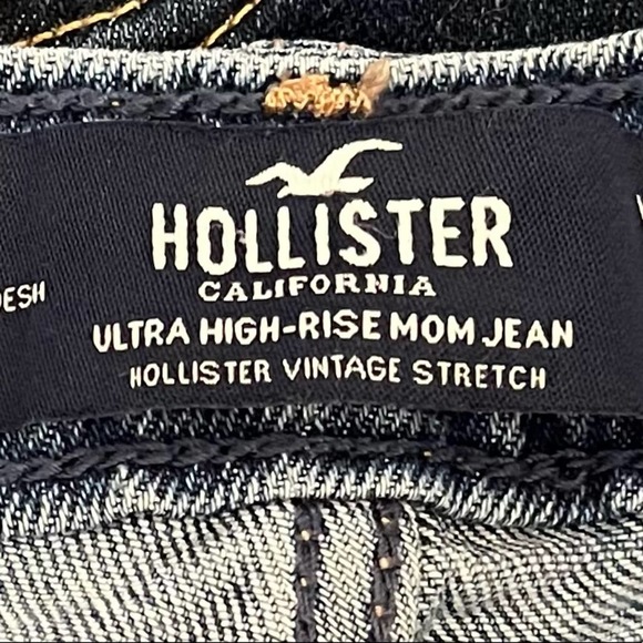 Hollister Ultra High-Rise Distressed Mom Jean 32x29 - Picture 11 of 12